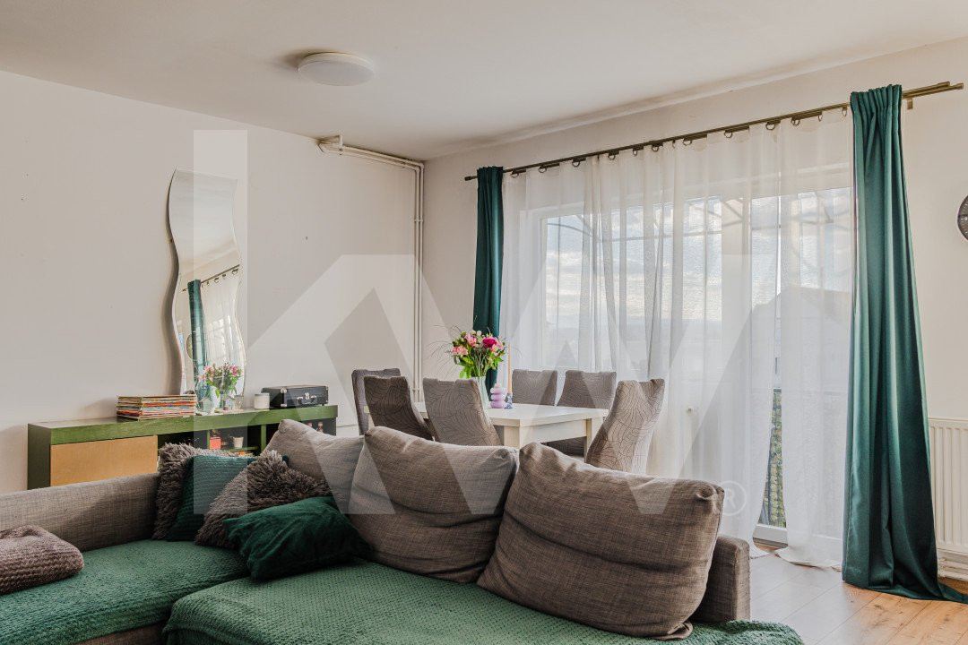 Apartament tip mansardă, 3 camere, pe 2 niveluri - Terezian, Sibiu