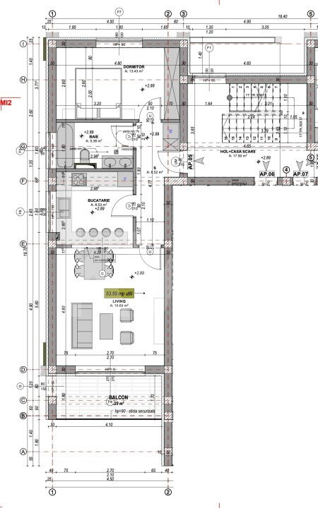 Apartament cu 2 Camere et.1 cu logie - Vila design modern în Cristian-Sibiu 