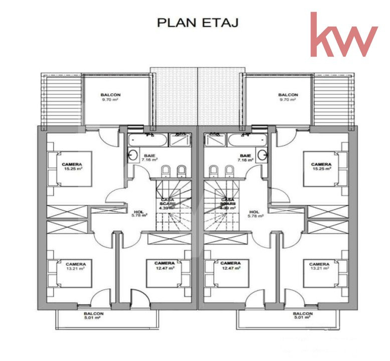 Casa tip duplex cu terasa si teren - predare la cheie - Cristian