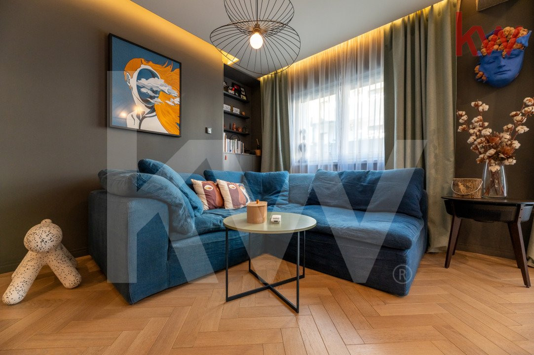 Apartament 3 camere, curte și design deosebit! 