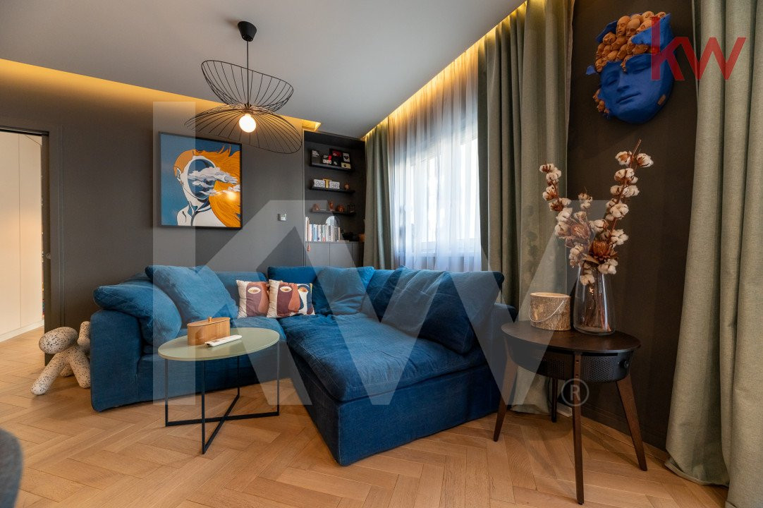 Apartament 3 camere, curte și design deosebit! 