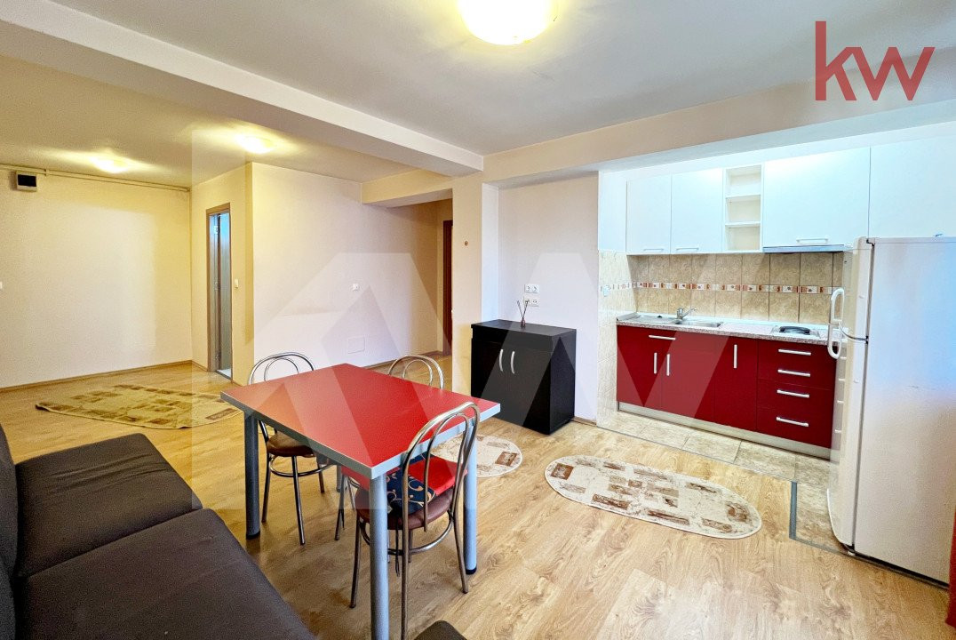 Apartament 2 dormitoare + living open-space, balcon inchis. Str. Islazului