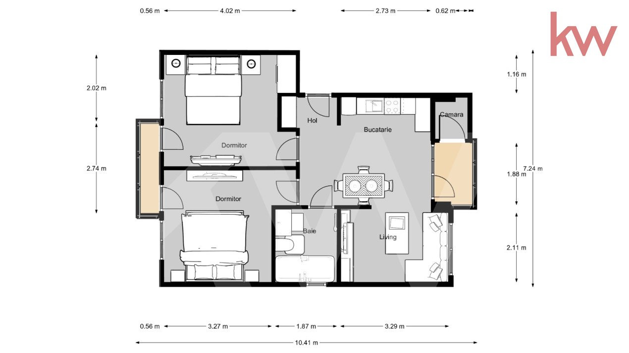 Apartament 3 camere - Nou - zona Shopping City Sibiu