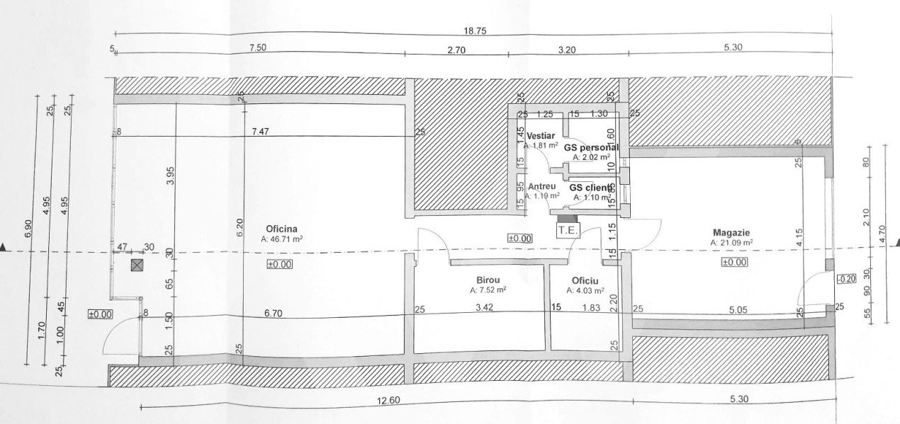 Spatiu comercial de inchiriat - zona centrala, parter!