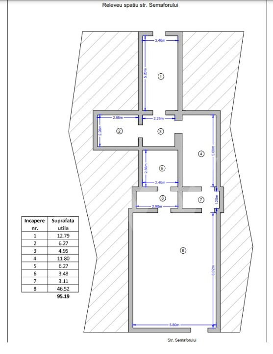 Inchiriez spatiu comercial, vitrina, vad pietonal, acces secundar marfa, V. Aron