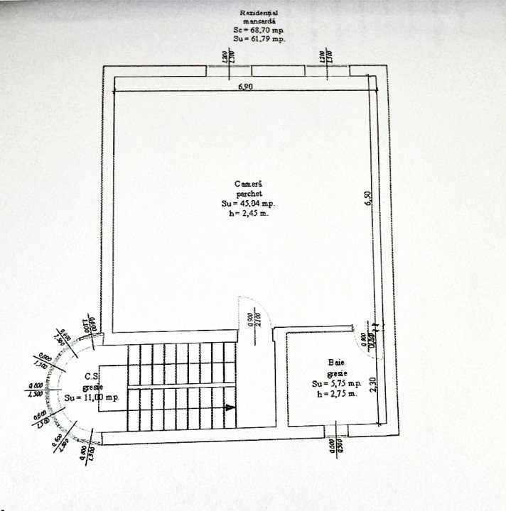 De închiriat imobil D+P+E+M, pretabil Clinica/ Cabinet medical / Birouri 426 mp