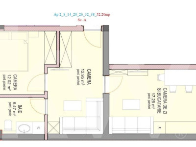 Apartament 2 camere - Nou - Decomandat - zona Doamna Stanca - La cheie