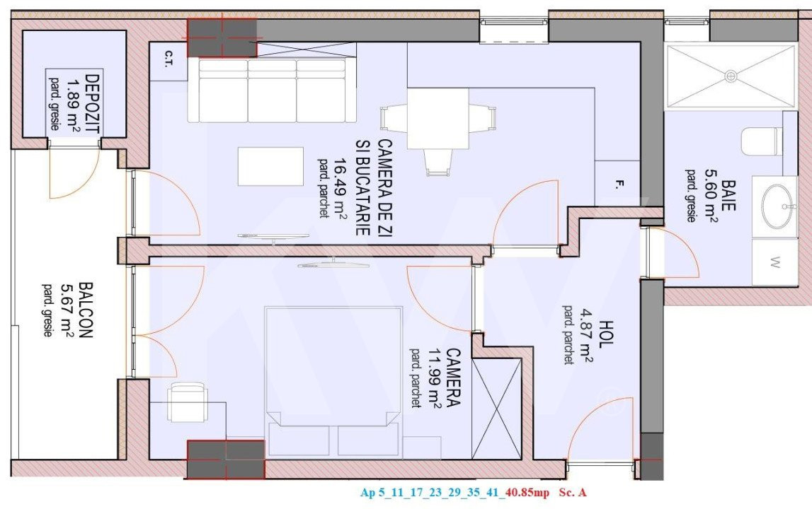 Apartament 2 camere - Nou - Decomandat - zona Doamna Stanca - La cheie