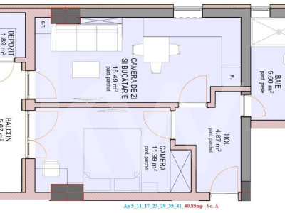 Apartament 2 camere - Nou - Decomandat - zona Doamna Stanca - La cheie