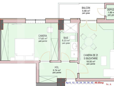 Apartament 2 camere - Nou - Decomandat - zona Doamna Stanca - La cheie