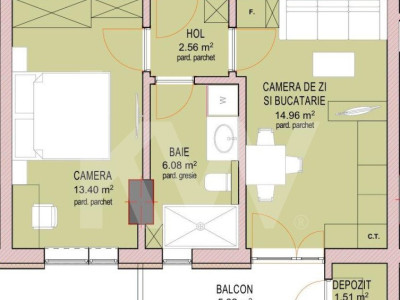 Apartament 2 camere - Nou - Decomandat - zona Doamna Stanca - La cheie